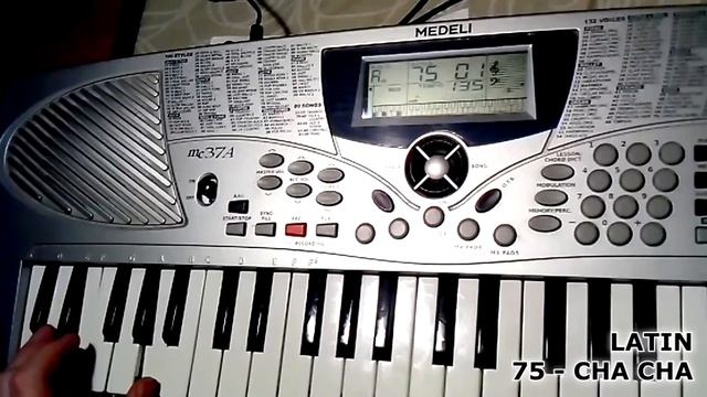 Детский синтезатор Medeli mc37a, обзор звучания стилей Latin смотреть онлайн