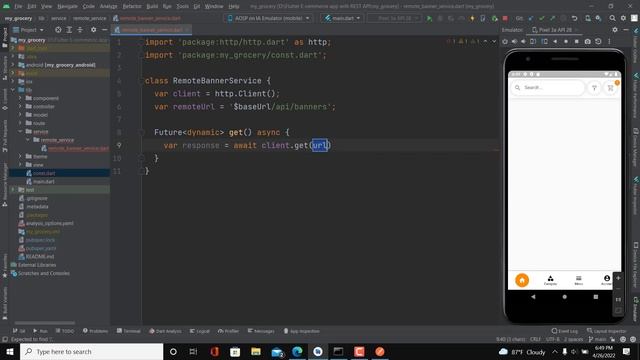 Flutter E-commerce App With REST API - Part 04 - Home Carousel Slider #1 смотреть онлайн