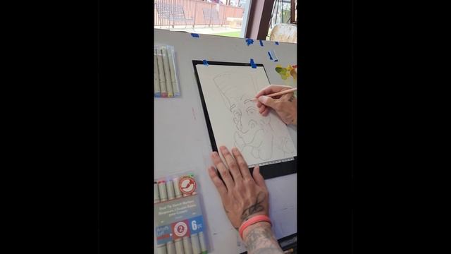 Halloween special: Frankenstein caricature 20 min time lapsed (2 min) смотреть онлайн