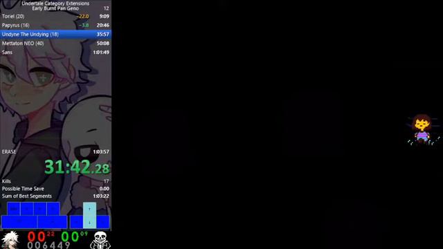 Undertale Early Burnt Pan Genocide in 1:03:16 смотреть онлайн
