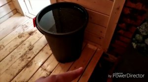 Баня всего 3х4. Огромная парная!