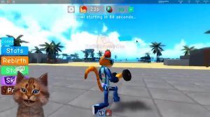 КОТ ТРОЛЛИТ КАЧКОВ В РОБЛОКС! ROBLOX Котик Игроман