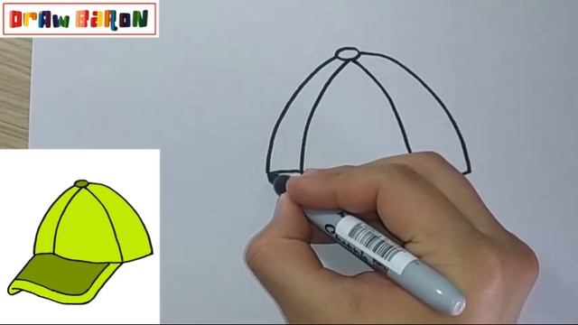 How to draw easily a CAP Step by Step смотреть онлайн