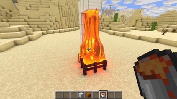 realistic lava in minecraft | Realistic minecraft mod. #minecraft