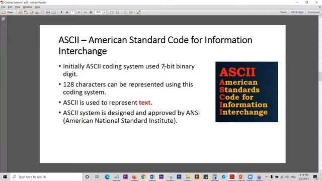 ICT Grade 10 - Coding System BCD Codes | ASCII Codes смотреть онлайн