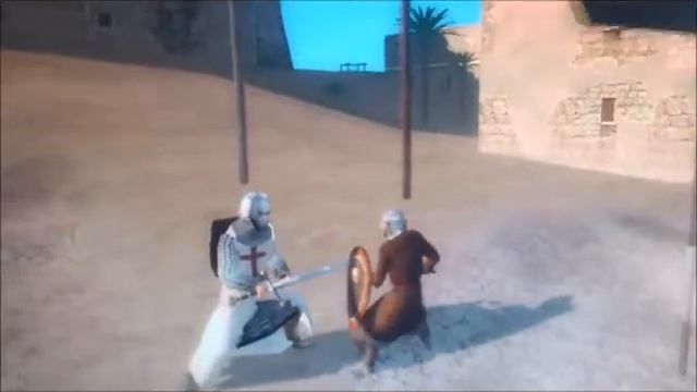 Total War medieval 2 kingdoms Bellum Crukis 5 : duel 1:1 *English Crusader* смотреть онлайн