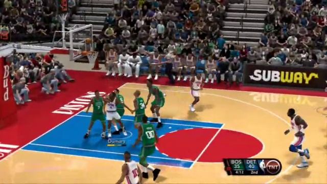 NBA 2k10 PC Gameplay 1991-92 Season Mod by aloncho11- (Celtics @ Pistons) смотреть онлайн