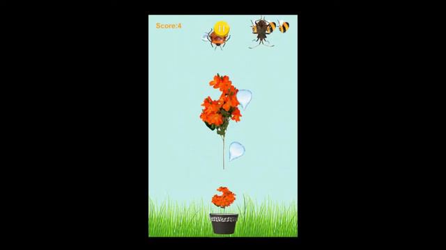 Bees Flowers Game смотреть онлайн