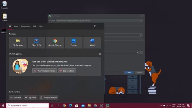 How to install PyCharm in windows and how to run a sample python program смотреть онлайн