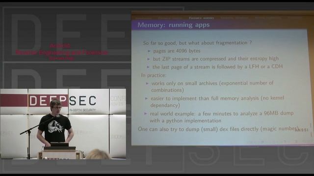 DeepSec 2010: Android: Reverse Engineering and Forensics by Raphaël Rigo смотреть онлайн