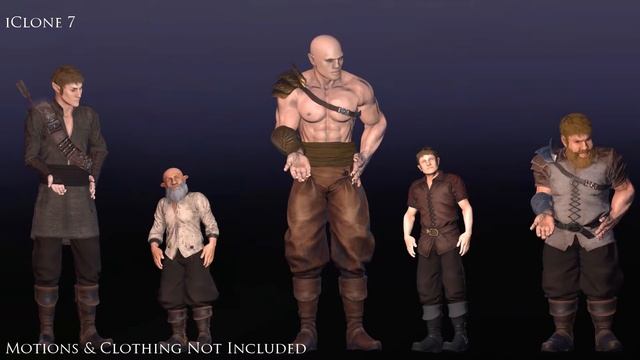 Fantasy Heroes Pack | iClone 7 | Character Creator 2 смотреть онлайн