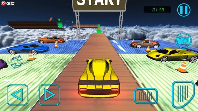 Impossible Tracks Car Stunts Driving City Racing - Car Games -Android Gameplay смотреть онлайн