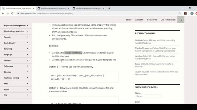 How to use Ansible Jinja Template in playbook смотреть онлайн