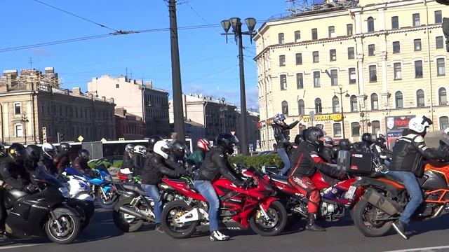 Закрытие мото сезона Петербург смотреть онлайн