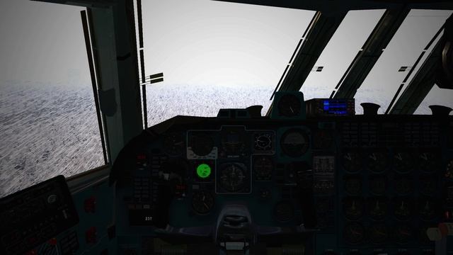 ИЛ-76 Внуково Снегопад. X-plane 11 смотреть онлайн