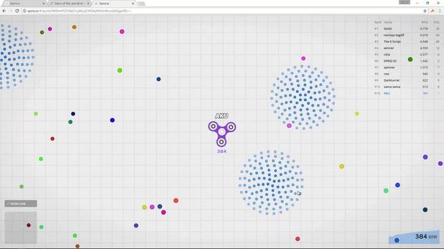 Fidget Spinner Wars! Fidget Spinner IO Game - Spinz.io смотреть онлайн