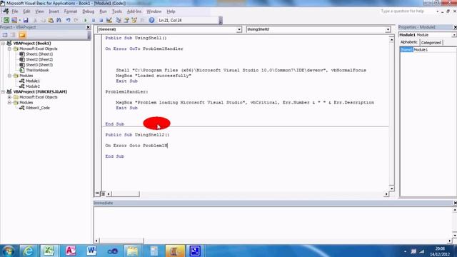 VBA Excel 008 - Using Shell смотреть онлайн