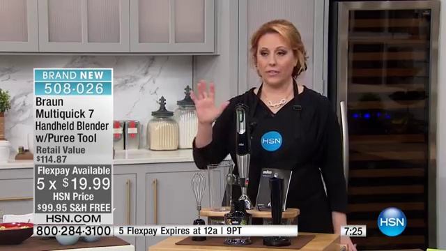 Braun Multiquick 7 Handheld Blender with Puree Tool смотреть онлайн