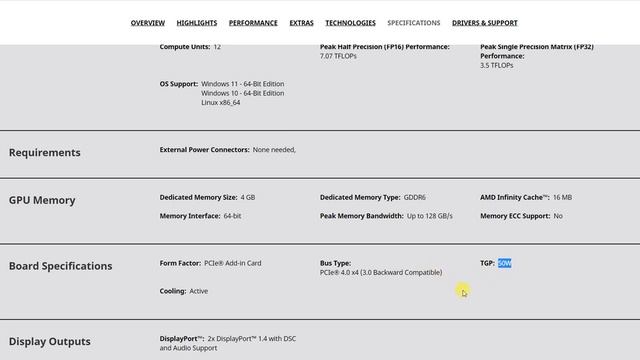 AMD Radeon™ PRO W6400 Professional Graphics | New launch in January 2022, 4GB, 8GB and 32GB variant смотреть онлайн