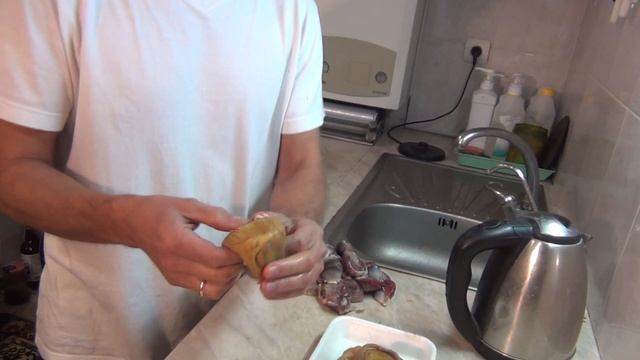 Как Быстро и Легко очистить УТИНЫЕ желудки от пленки! смотреть онлайн