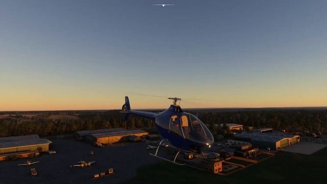 First attempt flying the Cabri G2 Helicopter in Microsoft Flight Simulator смотреть онлайн