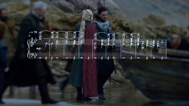Jon and Daenerys Theme - Game of Thrones S7 Piano Arrangement - Cave & Farewell смотреть онлайн