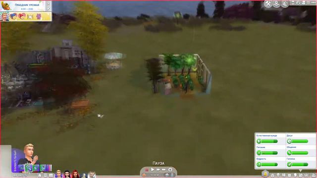 The Sims 4: Challenge "Династия Грин-2"#69 У кого-то Новый год, а у кого-то День Благодарения смотреть онлайн