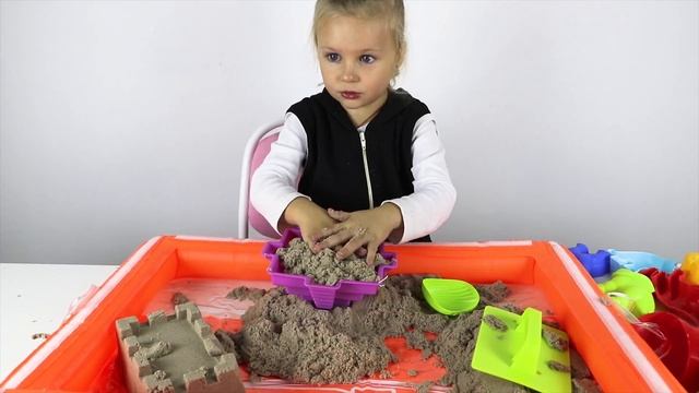 КИНЕТИЧЕСКИЙ ПЕСОК 5 кг WABA FUN СТРОИМ ЗАМКИ из КИНЕТИЧЕСКОГО ПЕСКА