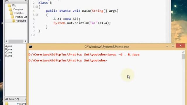 Pratical of Aceessibility Modifier in Java смотреть онлайн