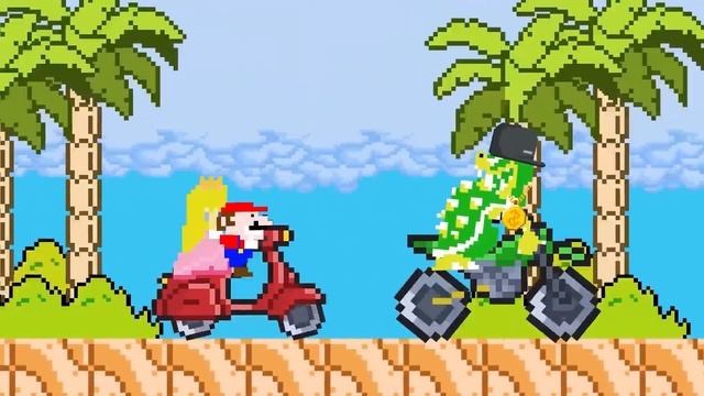 Mario Party Superstars Minigames: Mario vs Wario vs Waluigi vs Yoshi | Game Animation смотреть онлайн