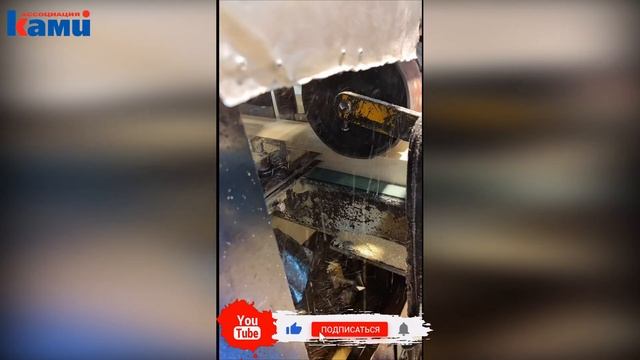 Деление заготовки из древесины твердых пород с помощью Ленточной пилы с напайкой Cтеллита смотреть онлайн