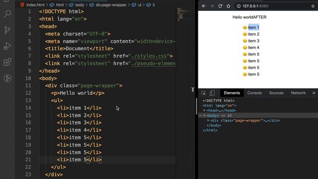 CSS: что такое pseudo-elements + ПРИМЕРЫ смотреть онлайн