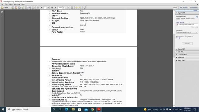 Review of Samsung Galaxy Tab A8 смотреть онлайн
