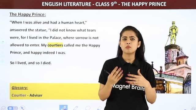 The Happy Prince - Explanation (Part 1) | Class 9 English Chapter 5 смотреть онлайн