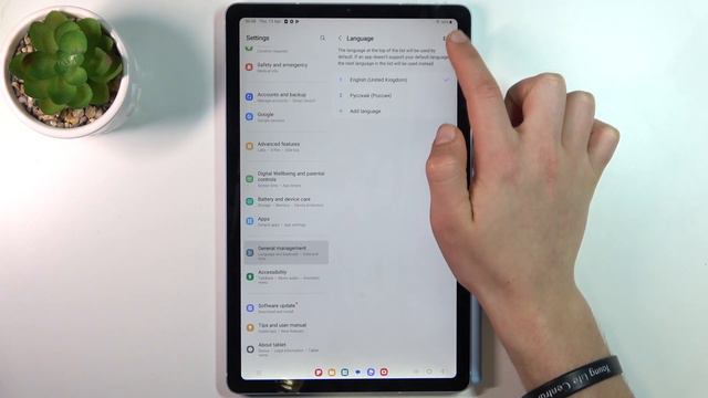 Samsung Galaxy Tab S6 Lite | Как поменять язык системы на Samsung Galaxy Tab S6 Lite смотреть онлайн