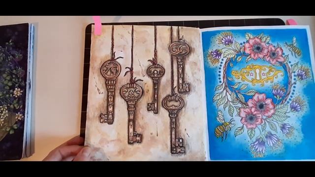 Раскрашенные работы за сентябрь/октябрь. Раскраски-антистресс. смотреть онлайн