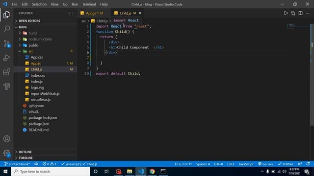 React tutorial in Hindi #60 Context api with Hooks | useContext смотреть онлайн