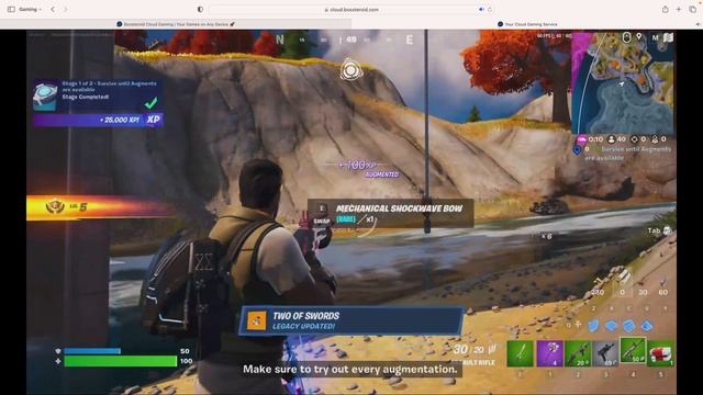 Fortnite Chapter 4 Season 1 on the Mac Mini M1 Using Boosteroid смотреть онлайн