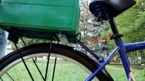 Установка велоящика на багажник (подробно)