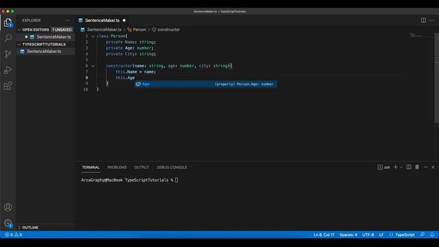 Learning TypeScript #04 - Classes смотреть онлайн