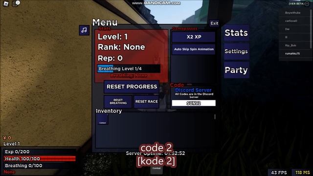 *ALL CODES WORK* [?SUN V2?] Weak Legacy ROBLOX | June 23, 2023 смотреть онлайн