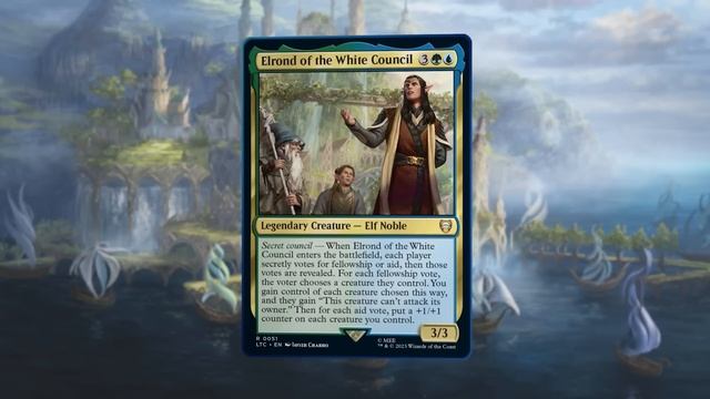 Lord of the Rings Elven Council Commander Deck Reveal! смотреть онлайн