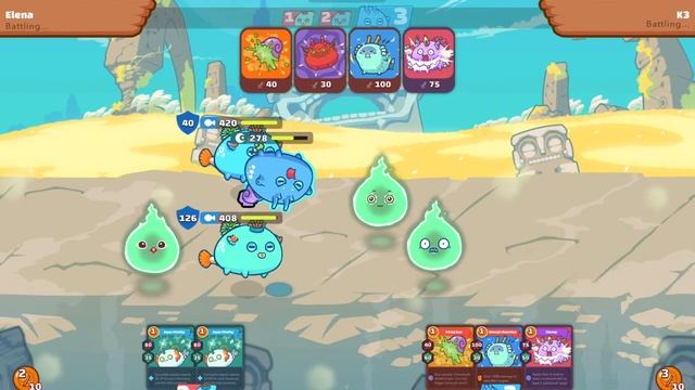 Геймплей AAB | Анемоны и птица | Axie Infinity смотреть онлайн