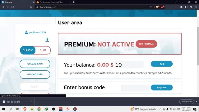 Como Cambiar tu skin de Minecraft con Tlauncher 2022 смотреть онлайн