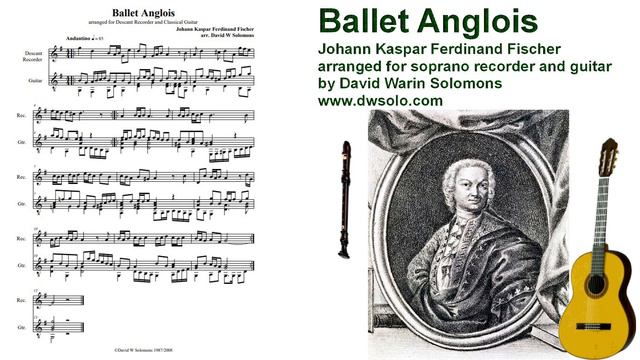 Ballet anglois for recorder and guitar смотреть онлайн