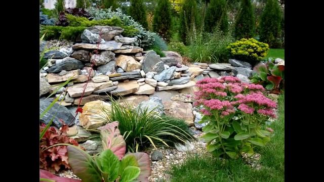 Цветник Буйство красок у дома смотреть онлайн