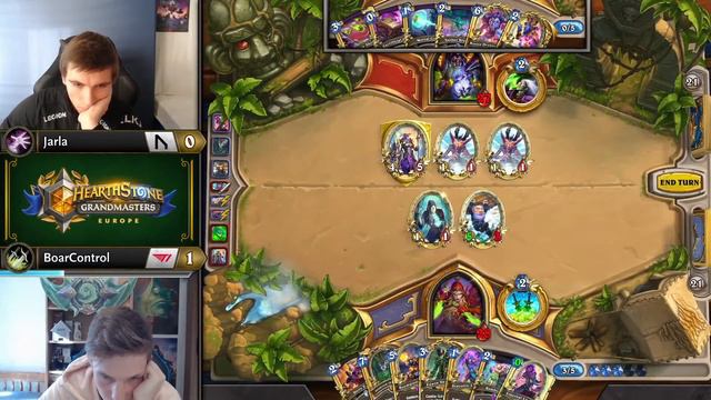 Jarla vs BoarControl - Division A - Hearthstone Grandmasters Europe 2020 Season 1 - Week 4 смотреть онлайн