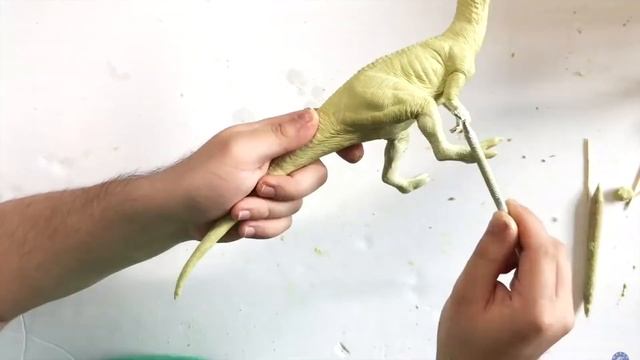 Making A Rubber BARYONYX - RUBBERSAURS - Sculpting A Dinosaur Toy Figure Tutorial