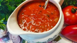 Томатный СОУС «ЛЕЧО» на зиму. Вкусный, ароматный и густой!